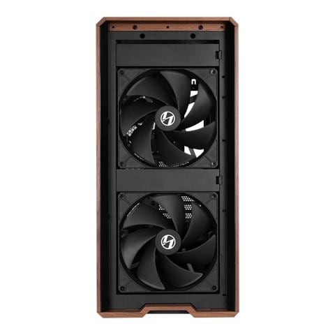 Lancool LAN217X computer case Midi Tower Nero, Legno - Foto 19