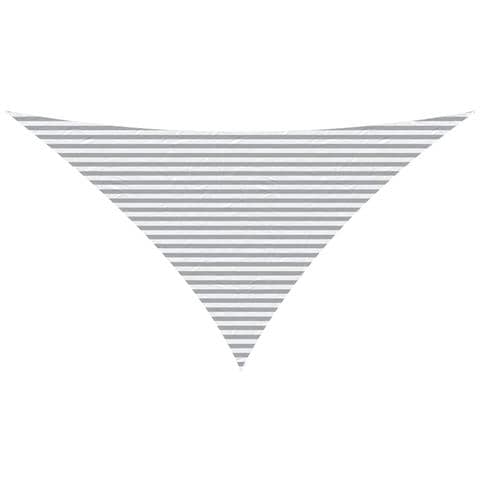 Vela da ombra solare Grigio chiaro e bianco 7 x 5 x 5 m - Foto 1