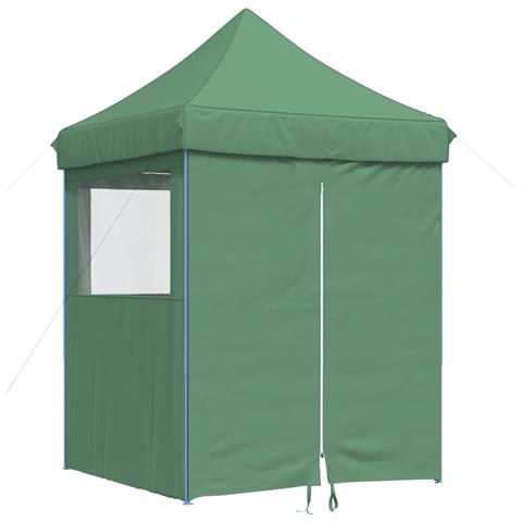 Tendone per Feste Pieghevole Pop-Up con 4 Pareti Verde - Foto 1