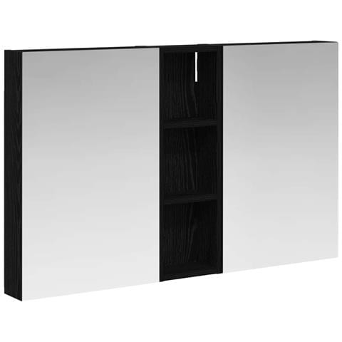 Set di Armadi da Bagno con porta 3 pcs 100 x 10,5 x 60,5 cm - Foto 1