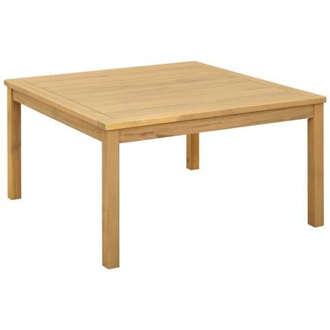 Tavolino da salotto Acacia chiaro 85 x 85 x 45 cm - Foto 1