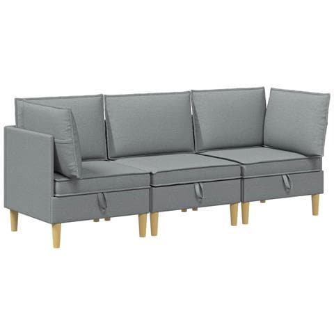 Set di divani modulari con spazio di archiviazione 3 pcs - Foto 1