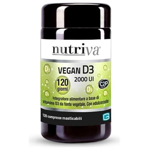 Nutriva Vegan D3 120 Compresse - Foto 1