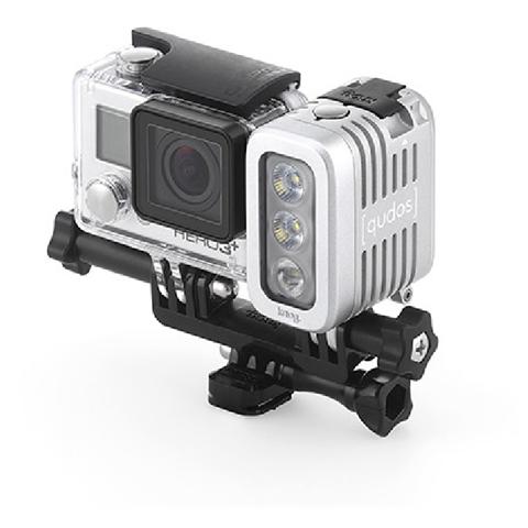 Torcia LED 400 Lumen compatibile GoPro colore Argento - Foto 2