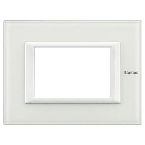 Ha4803vbb - Axolute - Placca 3p Vetro Bianco - Foto 1