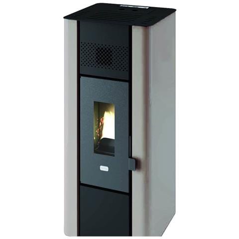 Stufe Punto Fuoco Pellet Minni 6,3kw (br) Bianco - Foto 3