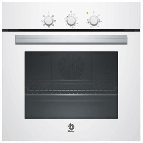 Forno Elettrico da Incasso Steel Design 3HB2010B0 Capacità 66 L Multifunzione Ventilato Potenza 3300 W Colore Bianco - Foto 1