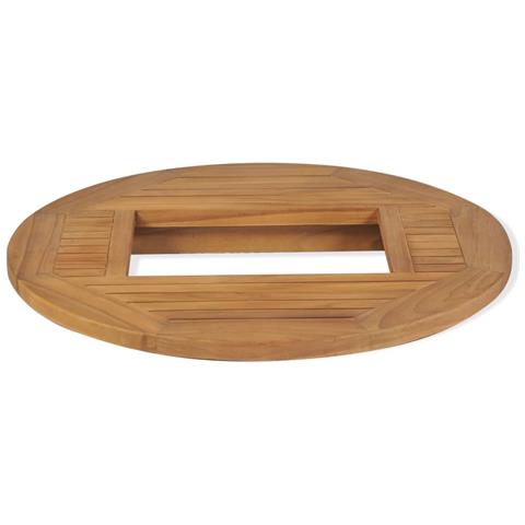 Piano Tavolo Per Cassa Di Birra In Legno Di Teak 70 Cm - Foto 6