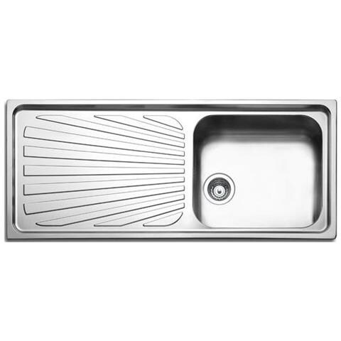 Lavello 1 Vasca Con Gocciolatoio A Sx Colore Inox Cod To1161ilbc - Foto 1