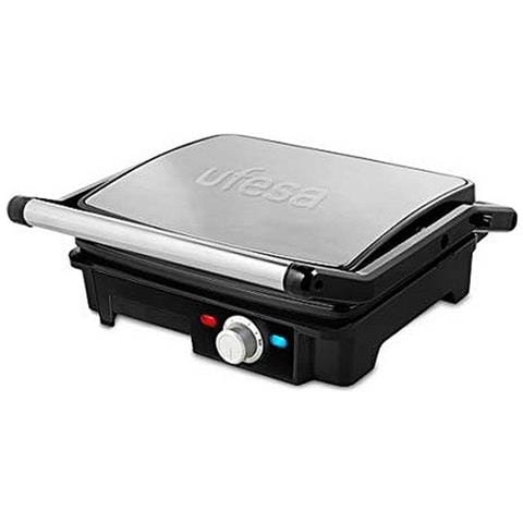 Dunlop Griglia Di Contatto 1000W - Piastre In Acciaio Inossidabile Per Cucina