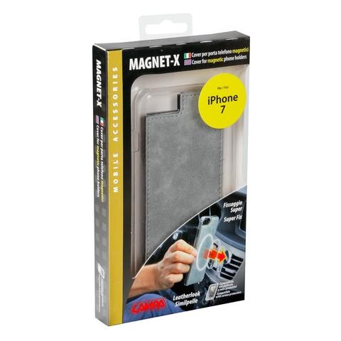 Magnet-x, Cover Per Porta Telefono Magnetici - Apple Iphone 7 / 8 - Grigio - Foto 2