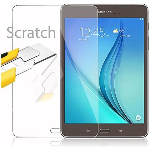 Pellicola Di Armatura Compatibile Con Samsung Galaxy Tab A (8 Zoll) In Elevata Trasparenza - Vetro Temperato (tempered) Di Protezione Del Display In Durezza 9h Con 3d Touch - Foto 2