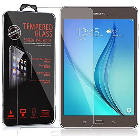 Pellicola Di Armatura Compatibile Con Samsung Galaxy Tab A (8 Zoll) In Elevata Trasparenza - Vetro Temperato (tempered) Di Protezione Del Display In Durezza 9h Con 3d Touch - Foto 1