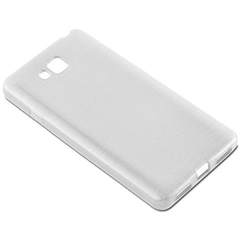 Custodia Compatibile Con Lg L9 Ii (2.gen) In Argento - Coperchio Protettivo In Silicone Tpu Flessibile Con Design Spazzolato - Foto 2