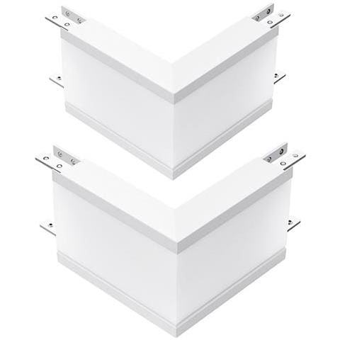 V-tac Pro Vt-7-41-lw Coppia Raccordo Led A Incasso 2pcs 10w Chip Samsung Corpo Bianco Per Plafoniera Linear Light - Sku 389 - Foto 1