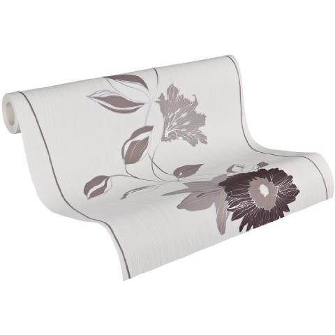 912831 - Carta Da Parati A Strisce Daniel Hechter 2, Colore: Marrone / crema / metallo - Foto 1