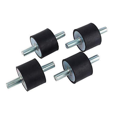 4 Pezzi M10 Gomma Bobina Monte Antivibrazione Shock Absorber Isolatore Bobina Monti Con Doppia Vite Borchie Per Compressori Daria Motori Diesel Motori A Benzina Pompe Ad Acqua - Foto 1