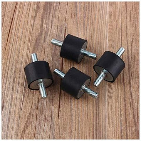 4 Pezzi M10 Gomma Bobina Monte Antivibrazione Shock Absorber Isolatore Bobina Monti Con Doppia Vite Borchie Per Compressori Daria Motori Diesel Motori A Benzina Pompe Ad Acqua - Foto 4