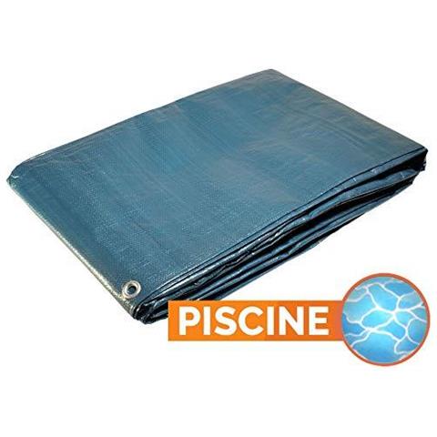 Turno Incatramata Piscina Diametro 360 M (con Rete Di Scarico). Cover Pool. Telo Impermeabile. Pool Telone. - Foto 2