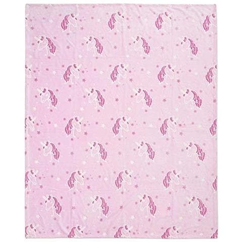 Unicorn Coperta Per Ragazze Rosa Glow In The Blanket Scuro Con Stelle E Unicorni Super Soft Coperte In Pile Copridivani Per I Bambini Camera Accessories Unicorn Regali Per Le Ragazze Le Donne - Foto 2