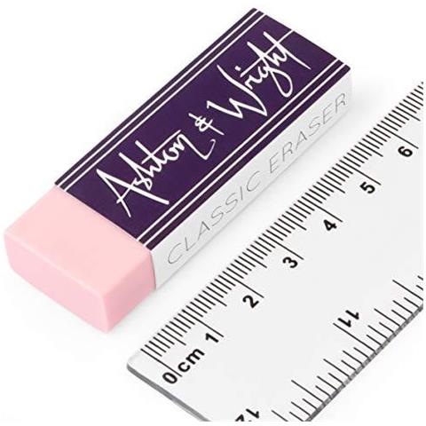 Ashton E Wright - Eraser Classic - Lattice Di Gomma Di Plastica - Confezione Da 5 Pastello Aw-er-p5 - Foto 4