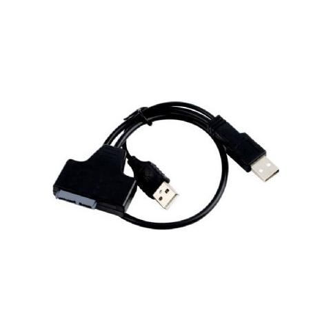 A-USATA-01, USB, SATA 13-pin, Maschio / maschio, Nero - Foto 1