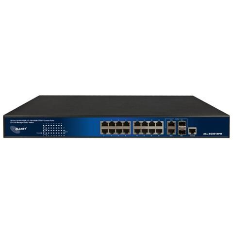 ALL-SG8918PM Gestito L2 Gigabit Ethernet (10/100/1000) Supporto Power over Ethernet (PoE) 1U Nero switch di rete - Foto 2