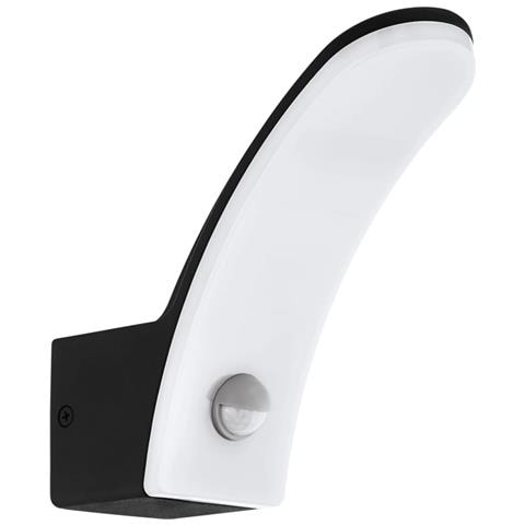 Lampada a LED da Parete Esterna con Sensore Fiumicino 11W Nera - Foto 2