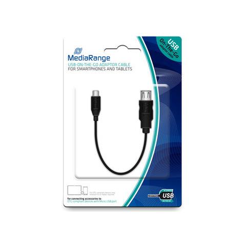 MRCS168 cavo USB USB 2.0 0,2 m Micro-USB B USB A Nero - Foto 1