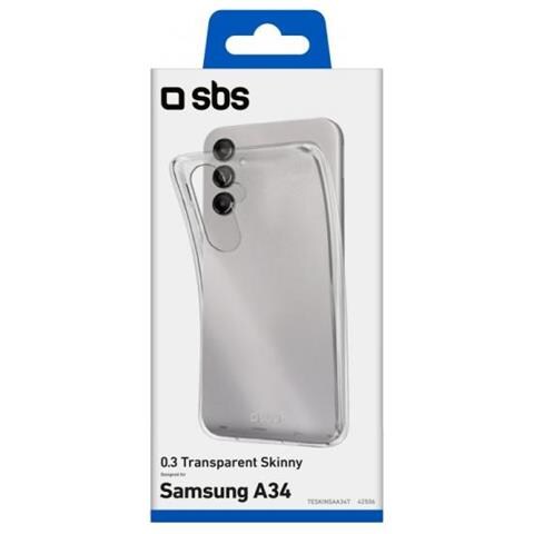 Sbs Skinny Cover Custodia Per Cellulare 16,8 Cm (6.6"") Trasparente - Foto 2