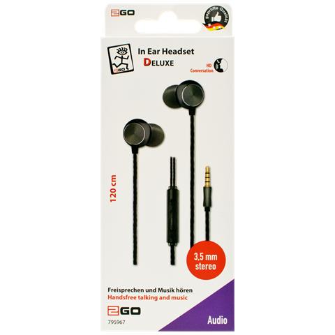 795967 cuffia e auricolare Cablato In-ear Musica e Chiamate Antracite, Nero - Foto 2
