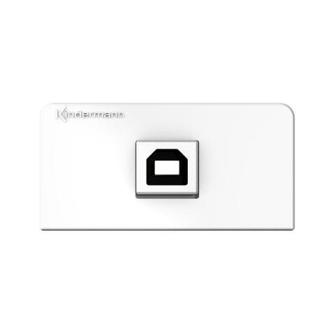 Konnect Design Click - Snap-in Frontale Modulare - Usb 2.0 Tipo B - Bianco Ral 9010 (7456000525) - Foto 1