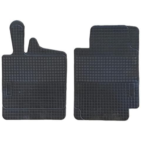 Set Da 2 Tappetini In Gomma Sagomati Per Auto Compatibili Smart Seconda Serie W451 E Terza Serie W453 (compatibile Smart 2a - 3a Serie) - Foto 1