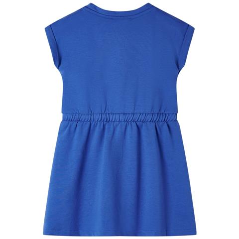 Abito Per Bambini Con Coulisse Blu Cobalto 116 - Foto 2