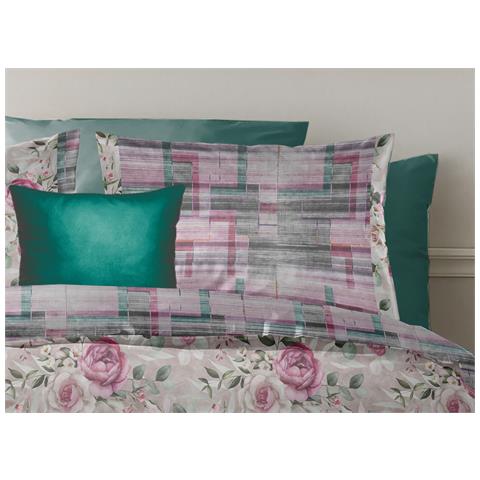 Copripiumino Double Face Matrimoniale Digitale Cotone Percalle Pink Linea Loft - Foto 2