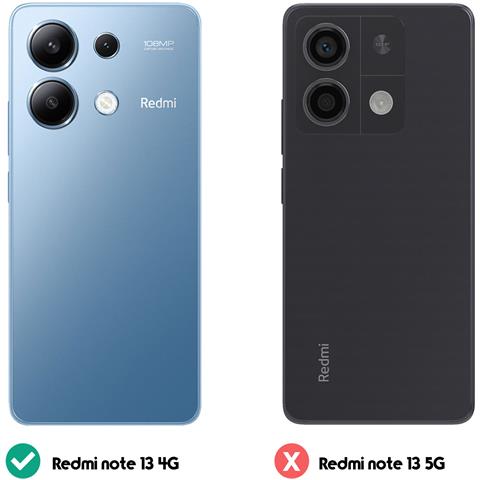 Cover Per Xiaomi Redmi Note 13 4g Silicone Fotocamera Protetta - Foto 5