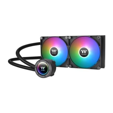 Dissipatore CPU a Liquido all-in-one ARGB Sync V2 per Socket Intel LGA1156/AM2/AM2+ /AM3/LGA1155/AM3+ /LGA2011/LGA1150/LGA1151 / AM4/LGA2066/LGA1200/LGA1700 e SocketAMD AM2/AM2+ / AM3/AM3+ /AM4/AM5 - Foto 1