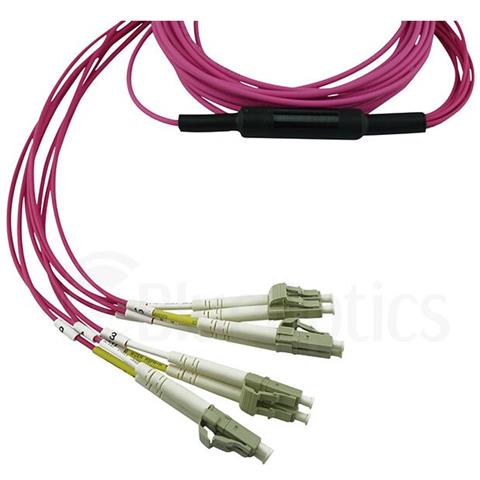 SFP5141FU10MKB cavo InfiniBand e in fibra ottica 10 m MPO 4x LC Viola - Foto 2