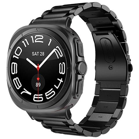 Cinturino Per Orologio In Acciaio Inossidabile Per Samsung Galaxy Watch 7 47mm Black - Foto 1