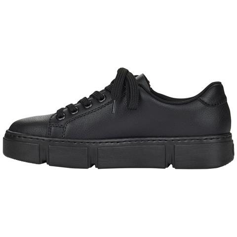 Nero Casual Closed Shoes Scarpe Basse Pelle Scarpe Donna Nero Eu 36, N59l1-00 - Foto 3