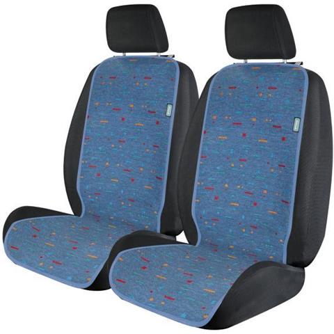 Coprisedili Anteriori Universali Tanga Doubleface Cotone Tetris Avio/carta Tessile - Foto 1