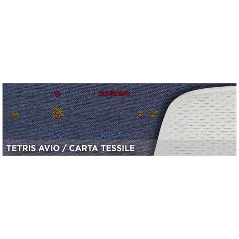 Coprisedili Anteriori Universali Tanga Doubleface Cotone Tetris Avio/carta Tessile - Foto 2