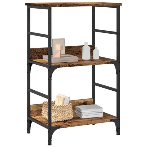 Libreria Legno Antico 50x33x82 Cm In Legno Multistrato - Foto 1