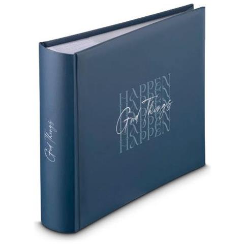 Hama Good Things Album Fotografico E Portalistino Blu 200 Fogli 10 X 15 Rilegatura Del Libro - Foto 1