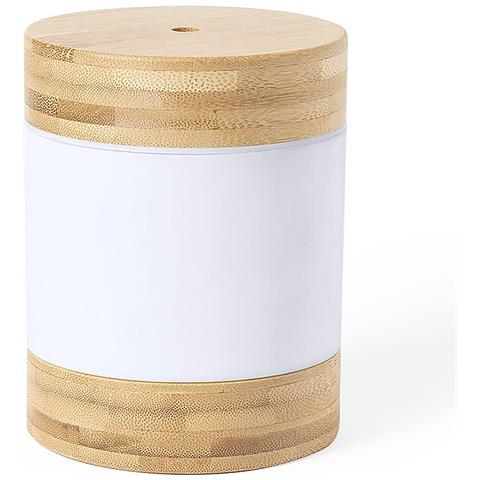 Luci A Led Per Umidificatore In Bambù Nature. 2 Posizioni Luce, Fissa E Lampeggiante. 250 Ml. 1 Posizione Vapore. Connessione Usb 9x11,5x9 Cm. Colore Del Legno - Foto 1