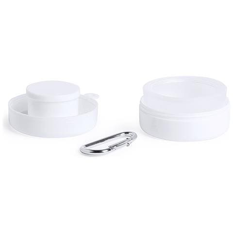 Bicchiere Pieghevole Da 220ml E Pillole Berty. Include Moschettone E Coperchio. - Foto 4