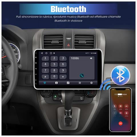 10.1 Pollici Universale Autoradio 1 Din Android 13 (2+64gb) Car Radio Con Carplay/android Auto Gps Bluetooth Wifi Fm Rds (schermo Ruotabile) - Foto 7