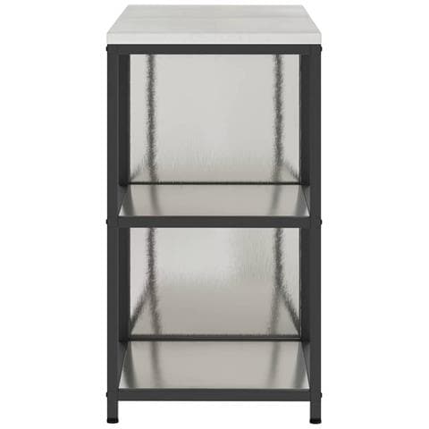 Set di Stoccaggio per Cucina 2 pcs Argento 150 x 50 x 92 cm - Foto 9