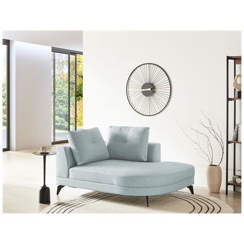 Chaise Longue Marum Ciniglia Azzurro - Foto 1