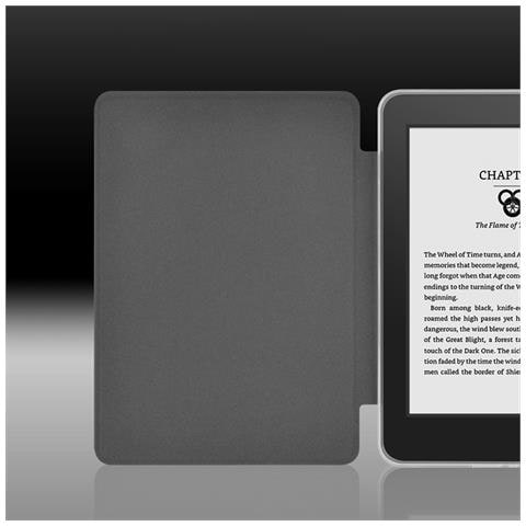 Custodia Protettiva In Acrilico Trasparente Con Funzione Sleep/wake Magnetica Per Kindle Paperwhite 558 Black - Foto 4